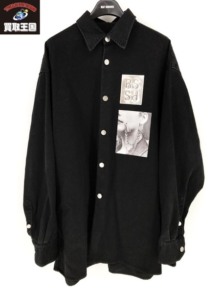 19SS TWO PATCHES BIG FIT SHIRT