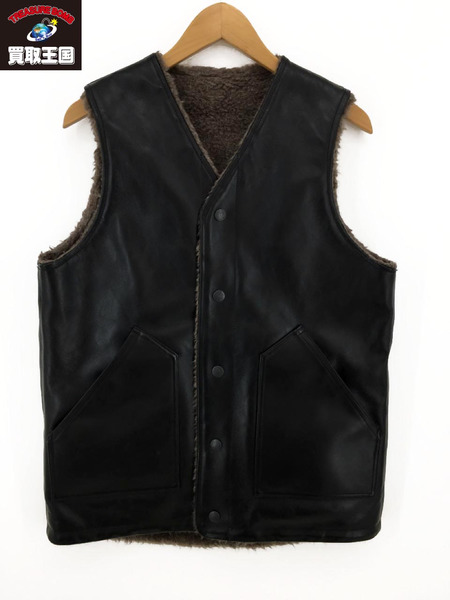 RV ARMY LEATHER VEST