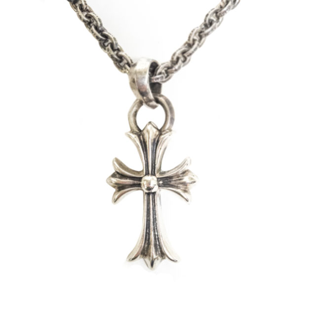 CHROME HEARTS クロスペーパーチェーンネックレス