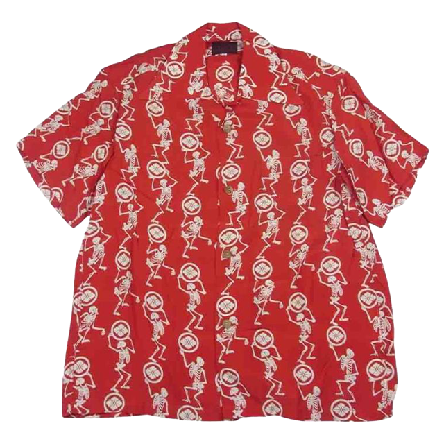 EVISU 家 紋 × ス カ ル ア ロ ハ シ ャ ツ